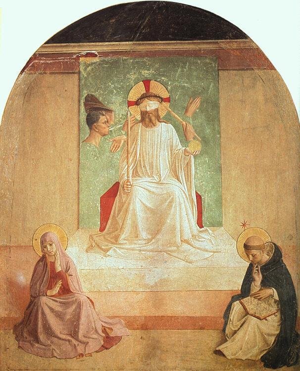 Fra Angelico The Mocking of Christ France oil painting art